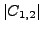 $ \vert C_{1,2}\vert$