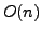 $ O(n)$