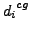 $ {d_{i}}^{cg}$