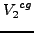 $ {V_{2}}^{cg}$