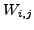 $ W_{i,j}$