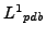 $ {L^1}_{pdb}$