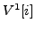 $ {V^1}[i]$